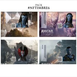 Pack Bloc AVATAR Timbres #NFTimbre6 Crypto Timbre